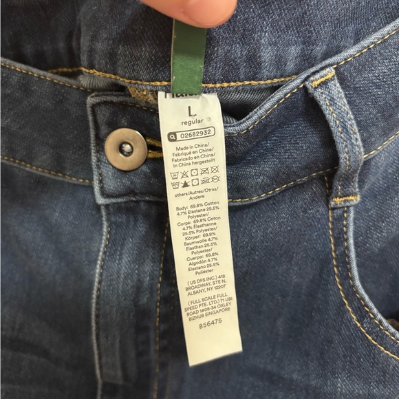 Halara high waisted adjustable hem wide leg jeans - Picture 5 of 10